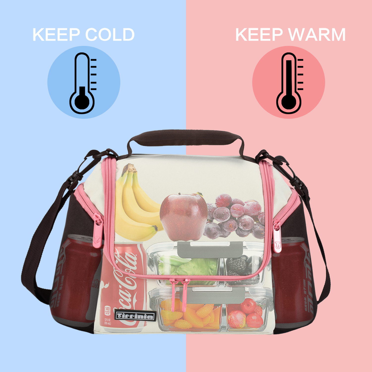 Insulated Lunch Bag Adult Lunch Box for Work School Men Women Kids